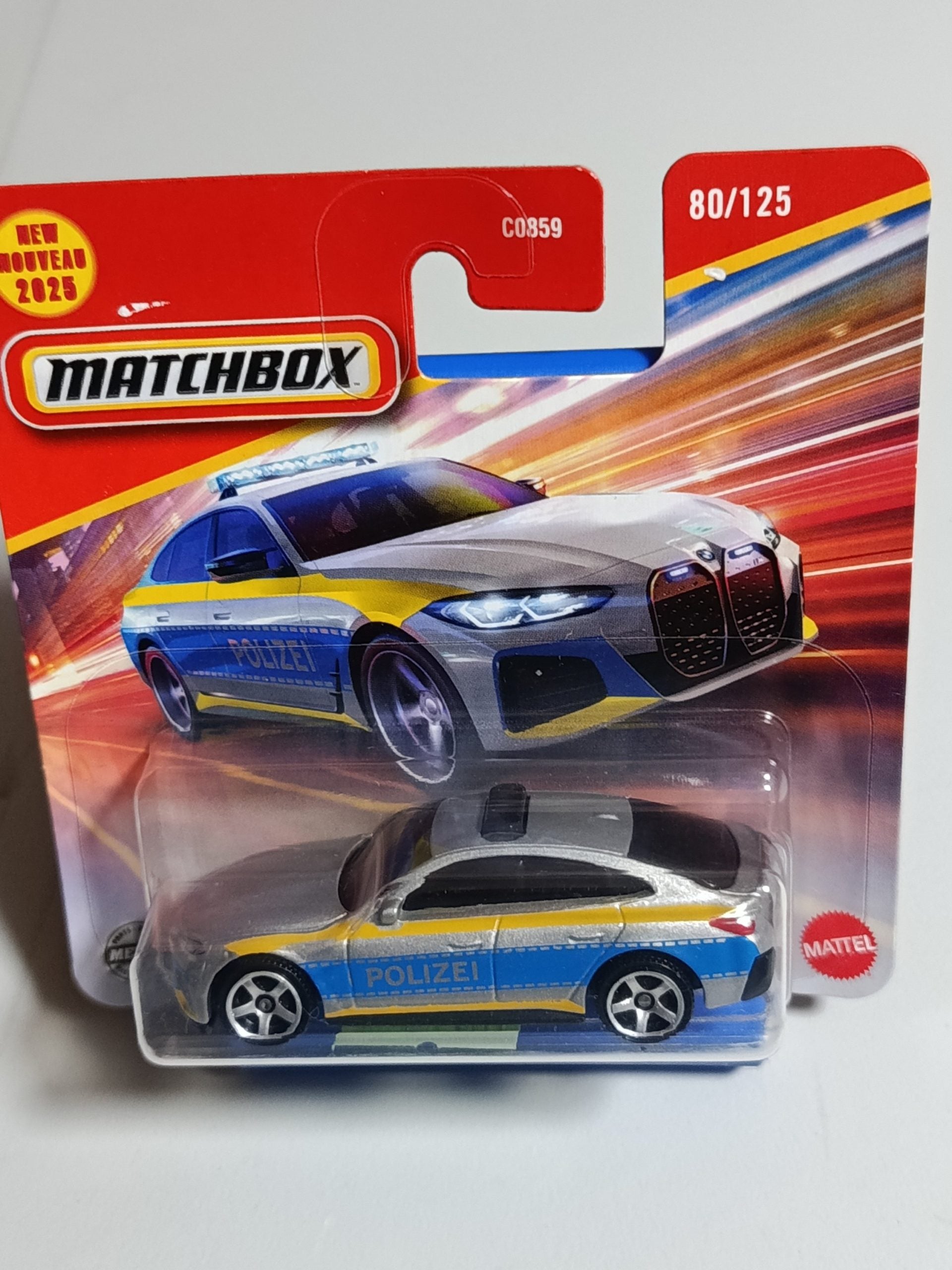 Matchbox 2023 BMW i4 Police Sedan