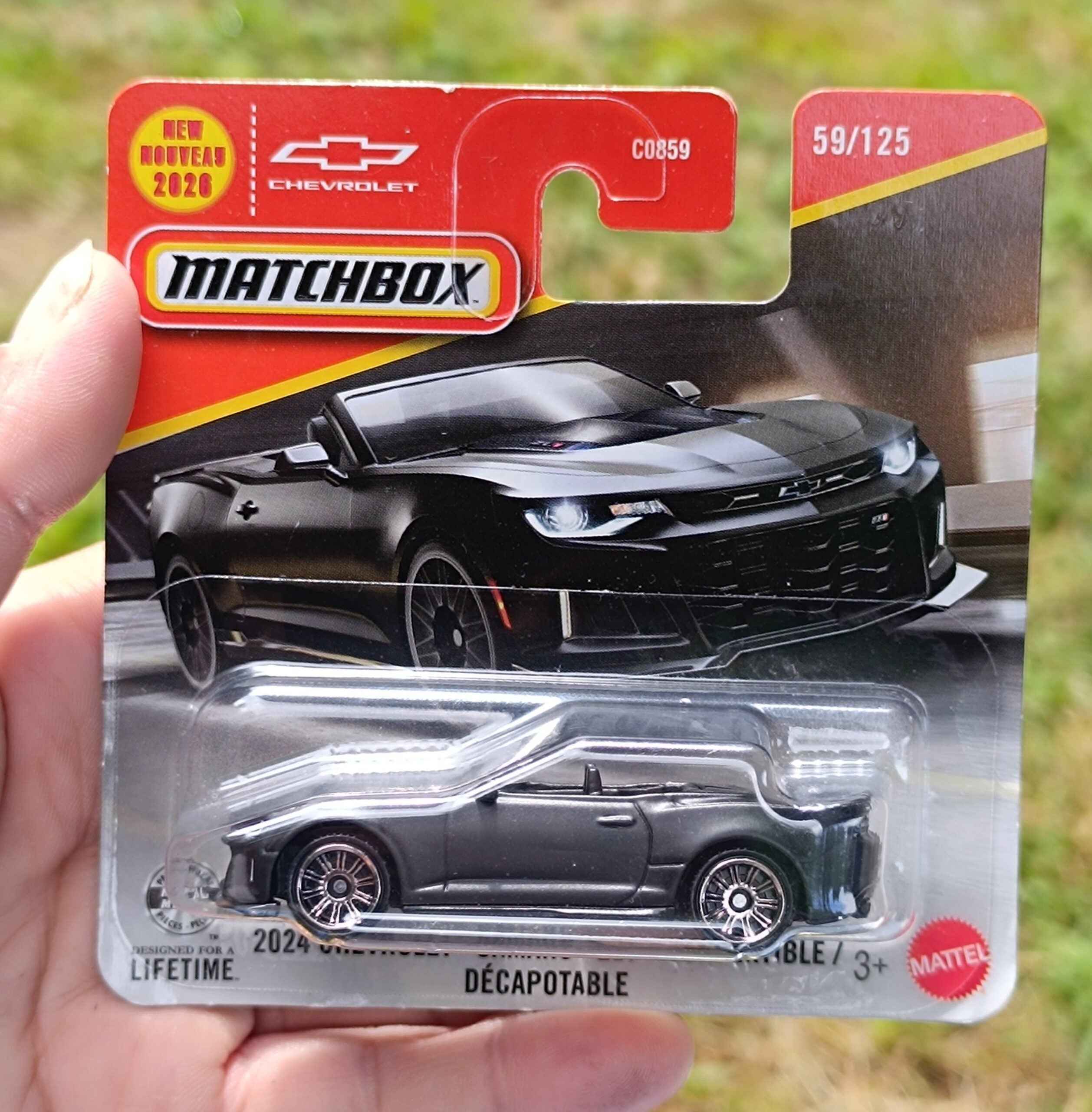 Matchbox 2024 Chevrolet Camaro ZL1 Convertible/ Décapotable