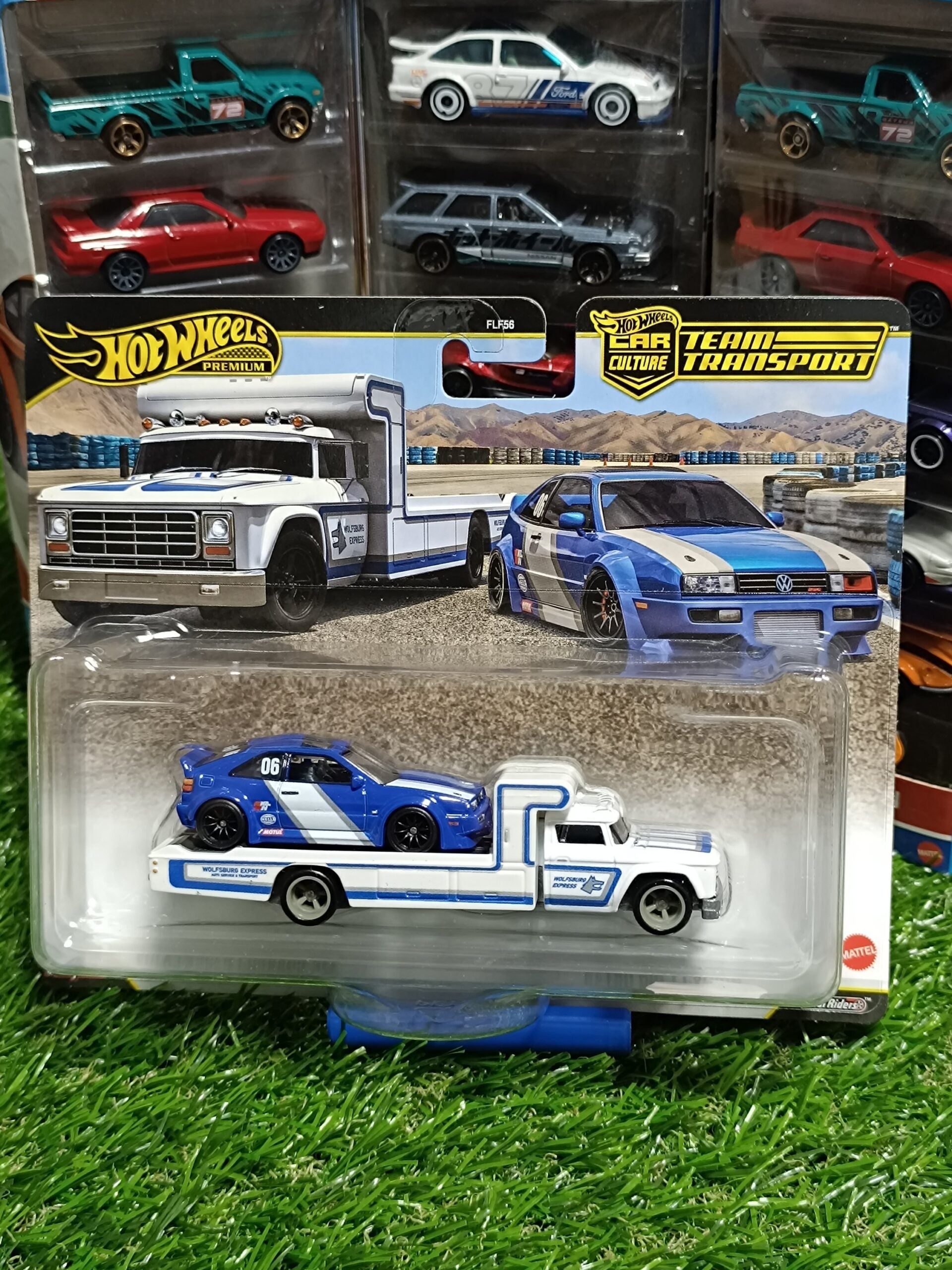 Hot Wheels Team Transport Volkswagen Corradi VR6 e Retro Rig/ Camion