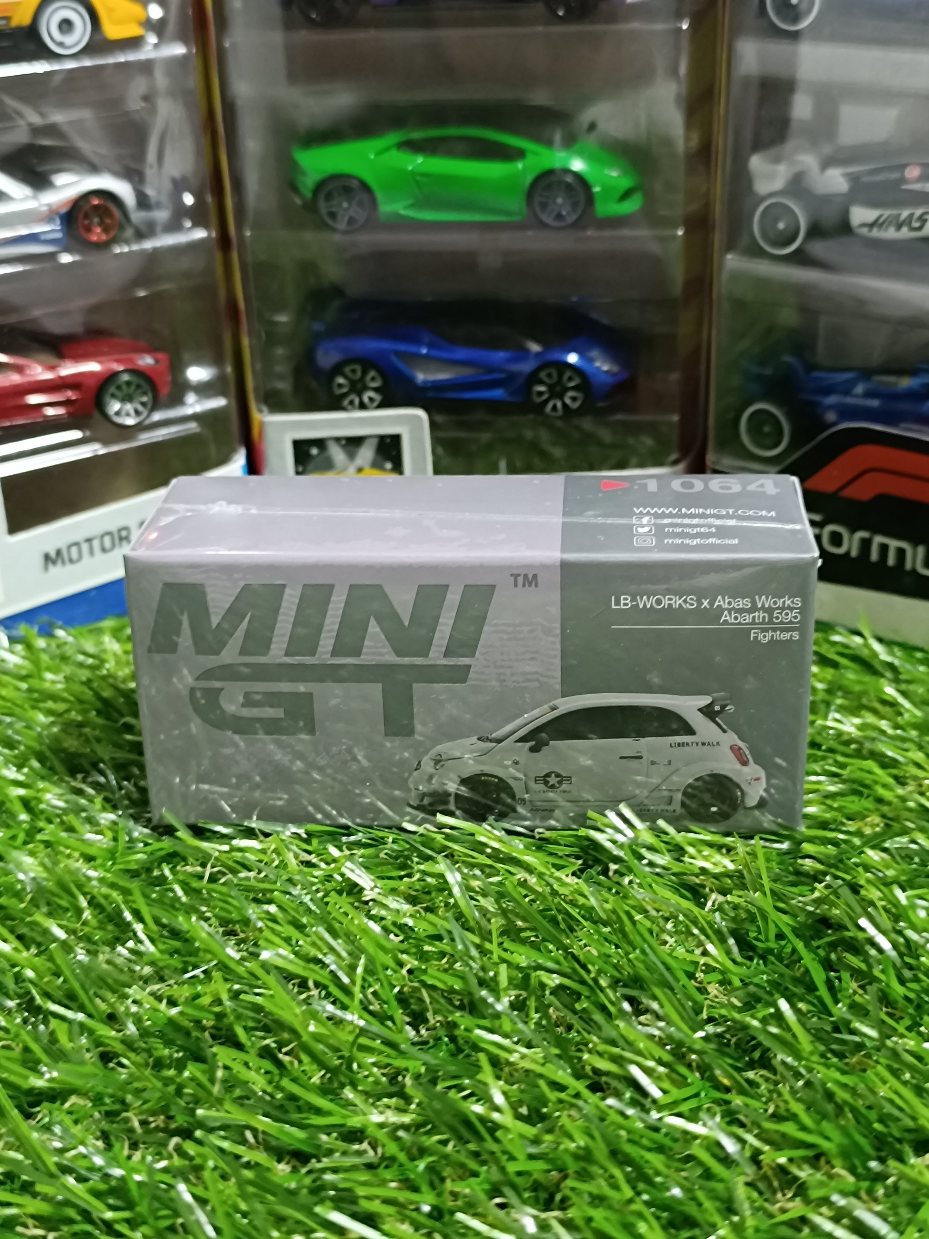 Mini GT LB-Works × Abas Works Abarth 595 Fighters