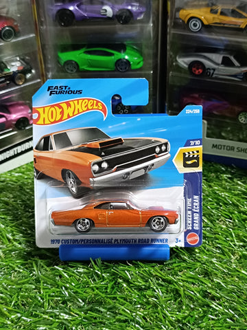 Hot Wheels 1970 Custom/Personnalosé Plymouth Road Runner