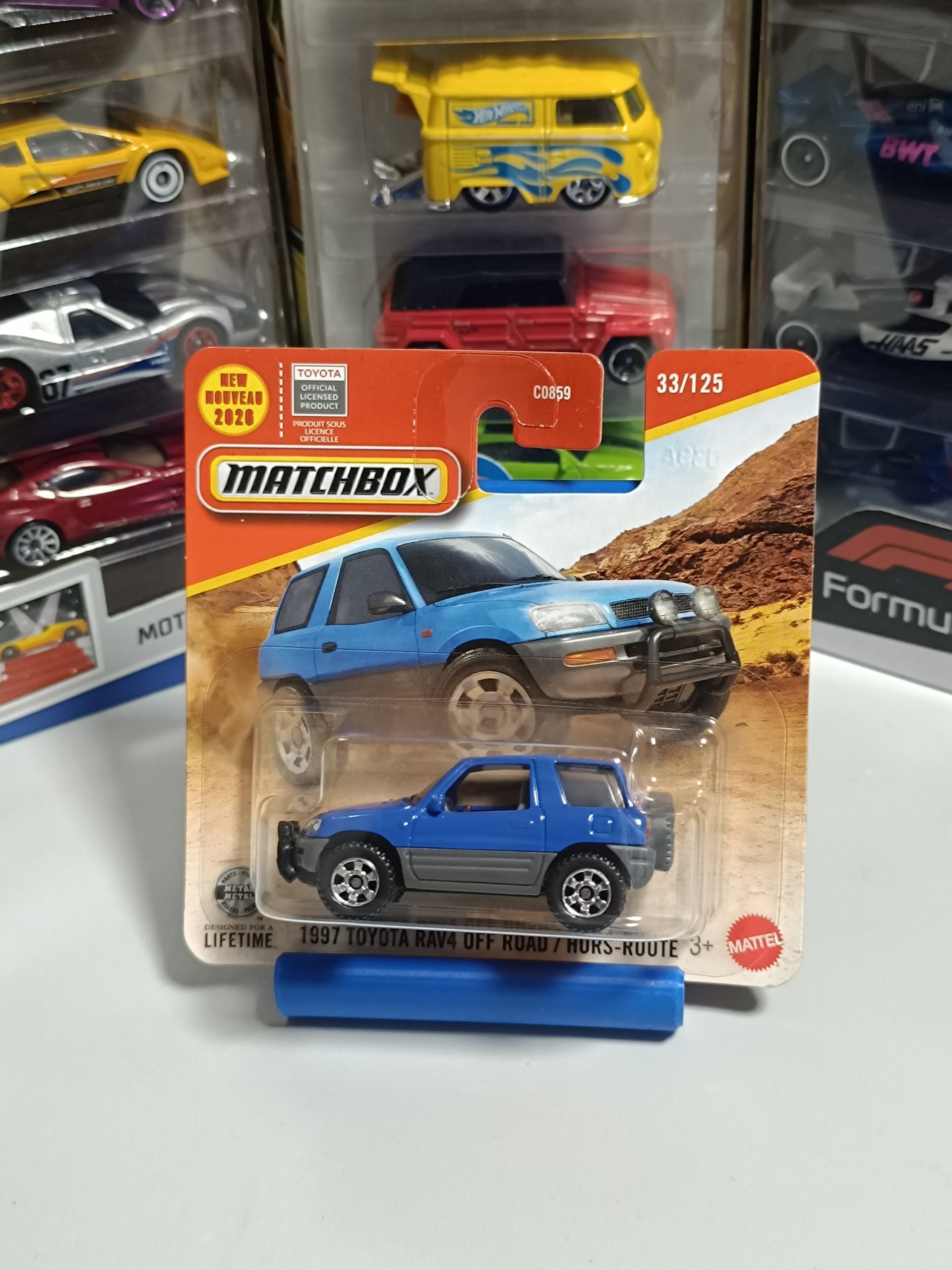 Matchbox 1997 Toyota RAV4 off Road/ Hord-Route